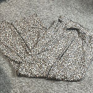 NWOT Cheetah Leopard Pajama Lounge Pants xs